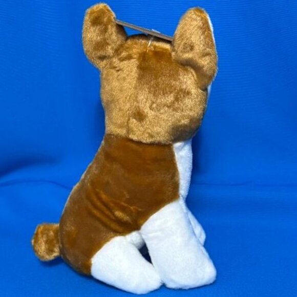 BRAND NEW ~ NWT  CORGI TYPE / HUSKY TYPE DOG PLUSH CHEW / PLAY TOY WITH SQUEAKER - Picture 9 of 16